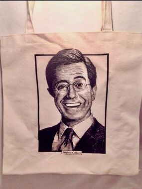 Stephen Colbert Tote Bag - Barnes & Noble Graphic Canvas Tote